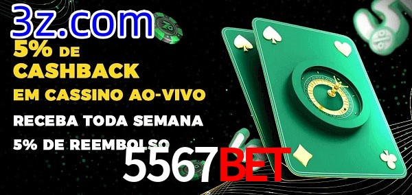 Promoções do cassino ao Vivo 5567BET